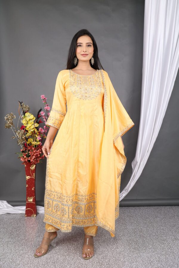 Silk Kurti Set