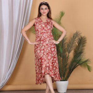 Floral Print Middy
