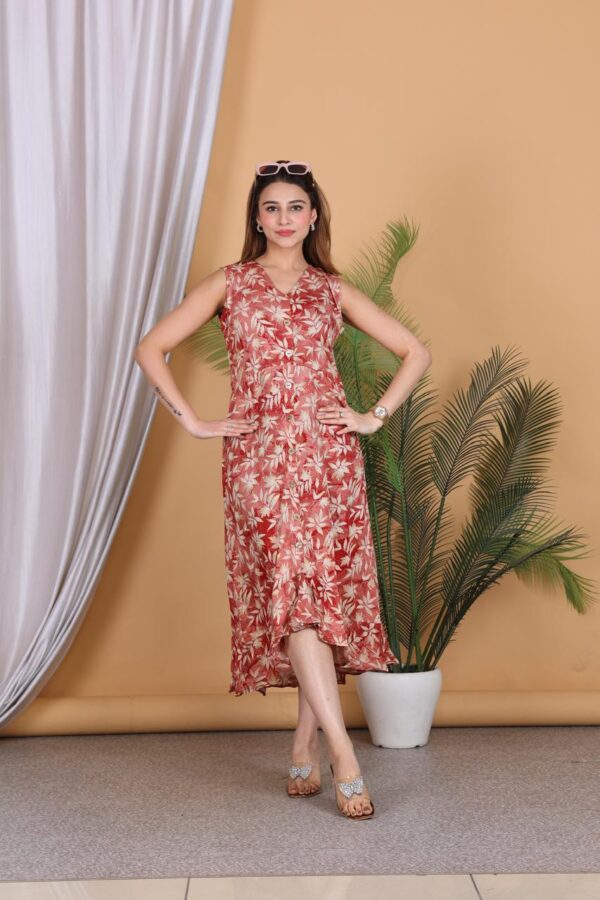 Floral Print Middy