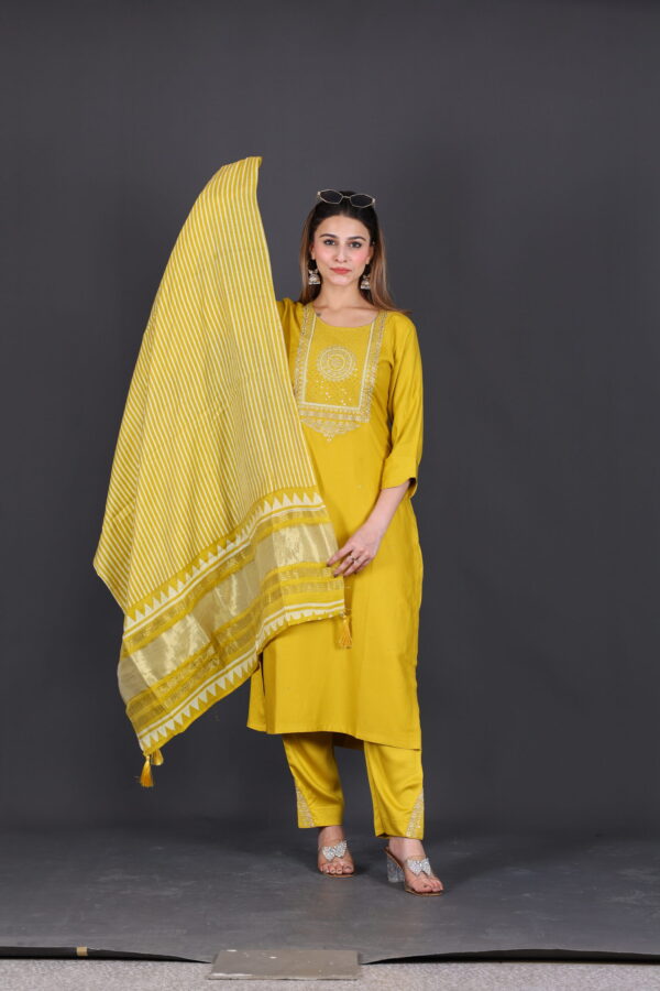 Embroidered Rayon Set - Image 13