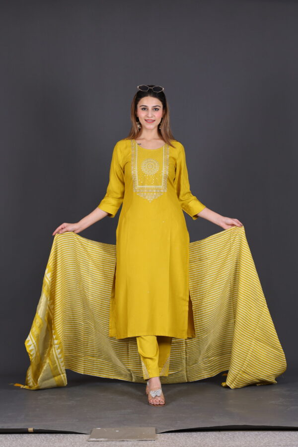 Embroidered Rayon Set - Image 14